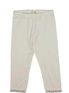 Bílé 3/4 legíny s krajkou H&M