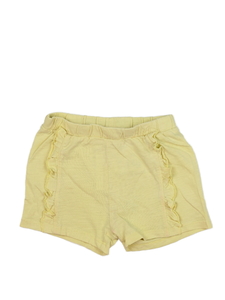 Žluté kraťasy s volánky 