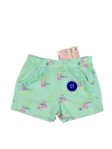 Nové zelené kraťasy s plameňáky Mothercare