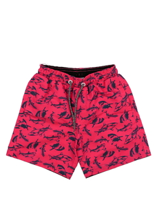 Červené plážové kraťasy Nutmeg