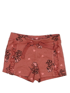 Starorůžové kraťasy s volánky Minnie Disney Primar