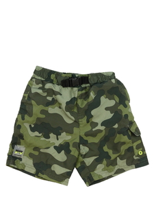 Zelené maskáčové kraťasy Primark 