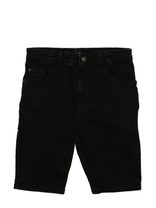 Černé riflové kraťasy River Island