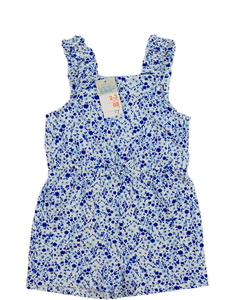 Nový modrý květinový kraťasový overal Primark 
