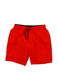 Sytě oranžové plážové kraťasy Primark 