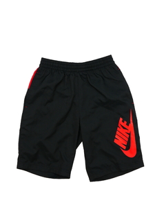 Černo-červené plážové kraťasy Nike 