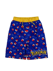 Modré plážové kraťasy Pokémon 