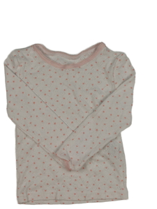 Bílo-růžové madeirové triko Primark 