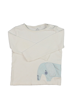 Bílé triko se slonem Next
