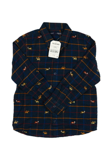 Nová modrá košile se zvířátky Next