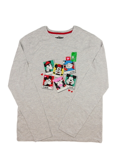 Nové šedé triko vel. 170 Mickey Primark 