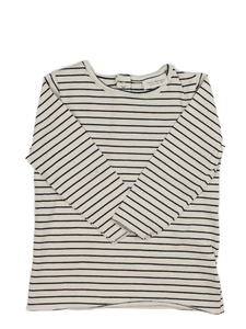 Bílé triko s tmavými pruhy Next