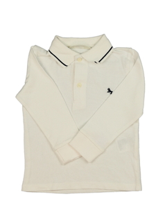 Smetanové triko s límečkem H&M