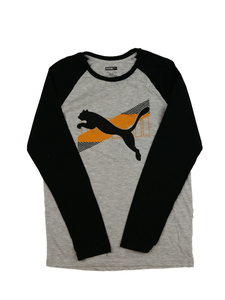 Šedo-černé triko vel. 14-16 let Puma 