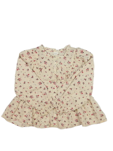 Krémová vzdušná květinová košile Next