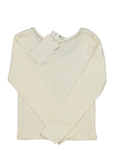 Nové krémové kratší triko Zara