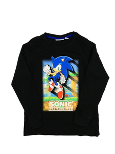 Černé triko Sonic 