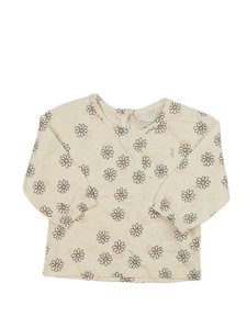 Krémové květinové triko Primark 