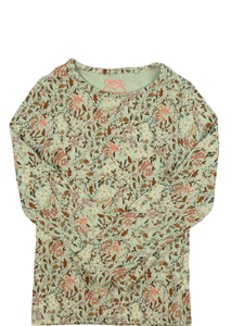 Zelené triko s listy a ořechy Next
