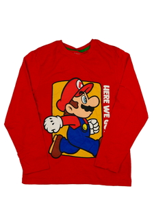 Červené triko Super Mario Primark 