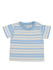 Modro-bílé pruhované triko 
