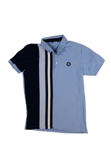 Modré triko s límečkem George