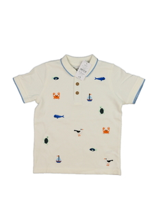 Nové bílé triko s obrázky Nutmeg