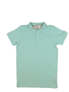 Nové modré melírované triko s límečkem Primark 