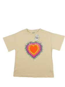 Nové krémové triko se srdcem Next