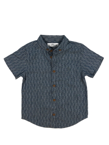 Modrá melírovaná košile 