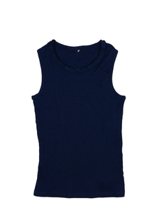 Tmavě modré tílko s volánky George