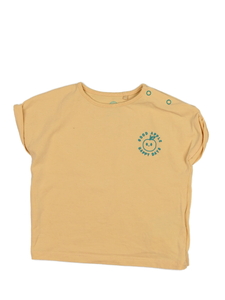 Oranžové triko s potiskem na zádech Next