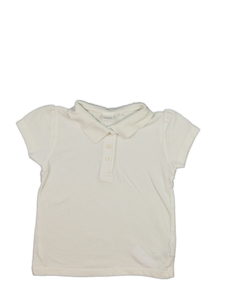 Krémové triko s límečkem Next