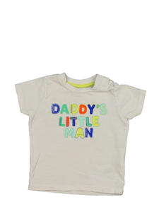 Světlé triko s nápisem Nutmeg