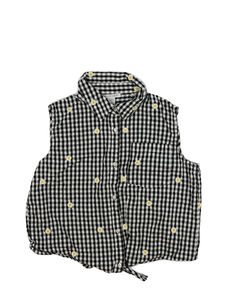 Košilový crop top s květinami Primark 