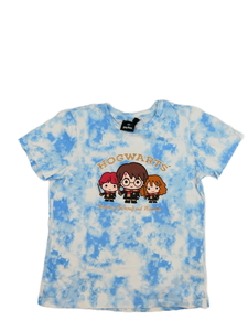 Modré batikované triko Harry Potter Primark