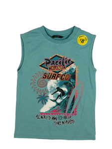 Modré tílko s motivem surfování George