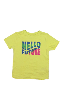 Žluté triko s nápisy Primark 