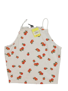 Krémový crop top s ovocem vel. 170 New Look 