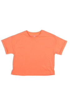 Neonově oranžový crop top F&F