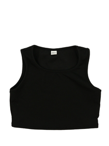 Černý crop top 