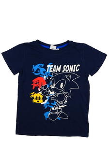 Tmavě modré triko Sonic 