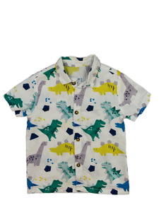 Bílá košile s dinosaury George