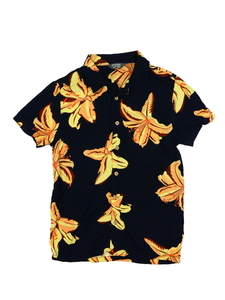 Tmavě modrá košile s květy Primark