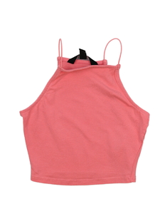 Červený crop top New Look 