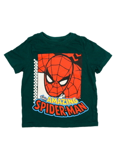 Tmavě zelené triko Spider-man Marvel George