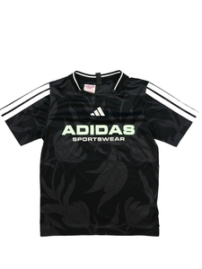 Tmavé vzorované sportovní triko Adidas 