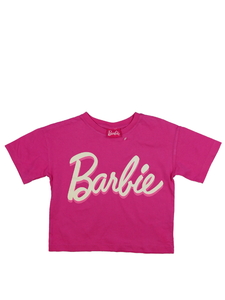 Růžový crop top Barbie George