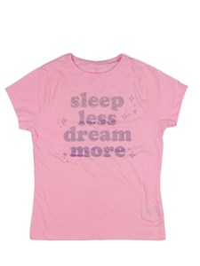 Růžové pyžamové triko s nápisem Primark 