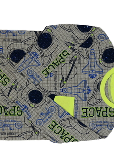 Šedé pyžamové triko s vesmírným motivem George